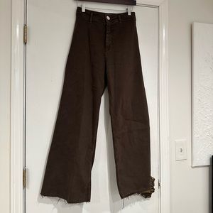 Zara marine straight pants